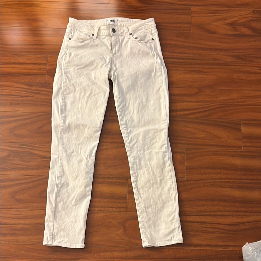 Paige Size 26 white jeans